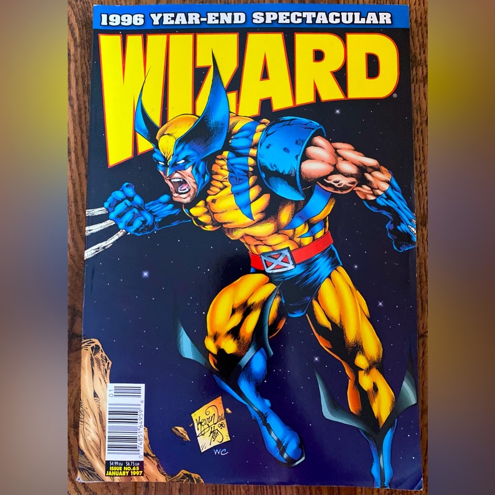 Vintage Wizard 1996 Year-End Spectacular Comic